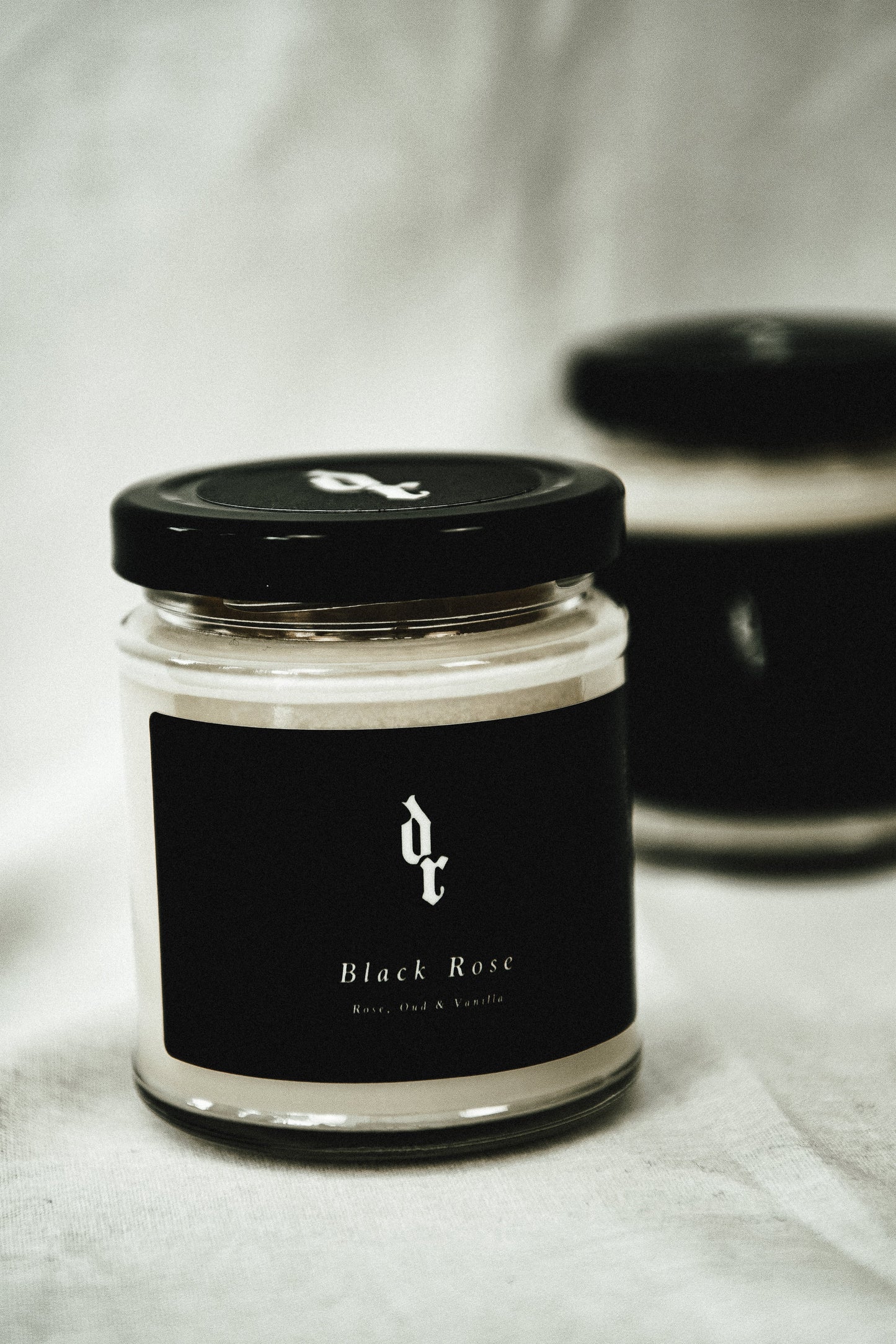 The Black Rose Candle