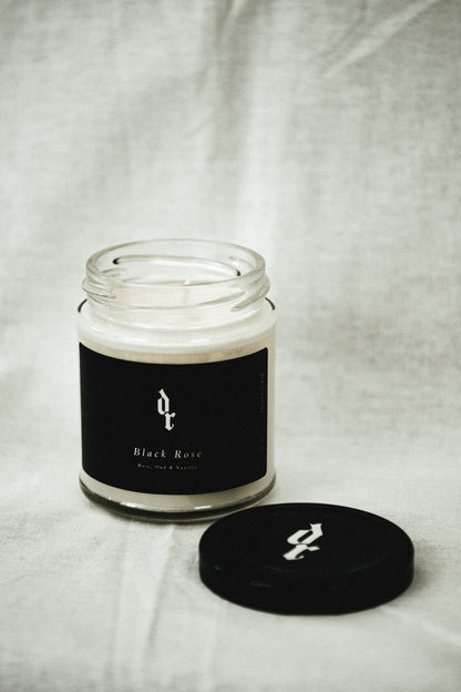 The Black Rose Candle