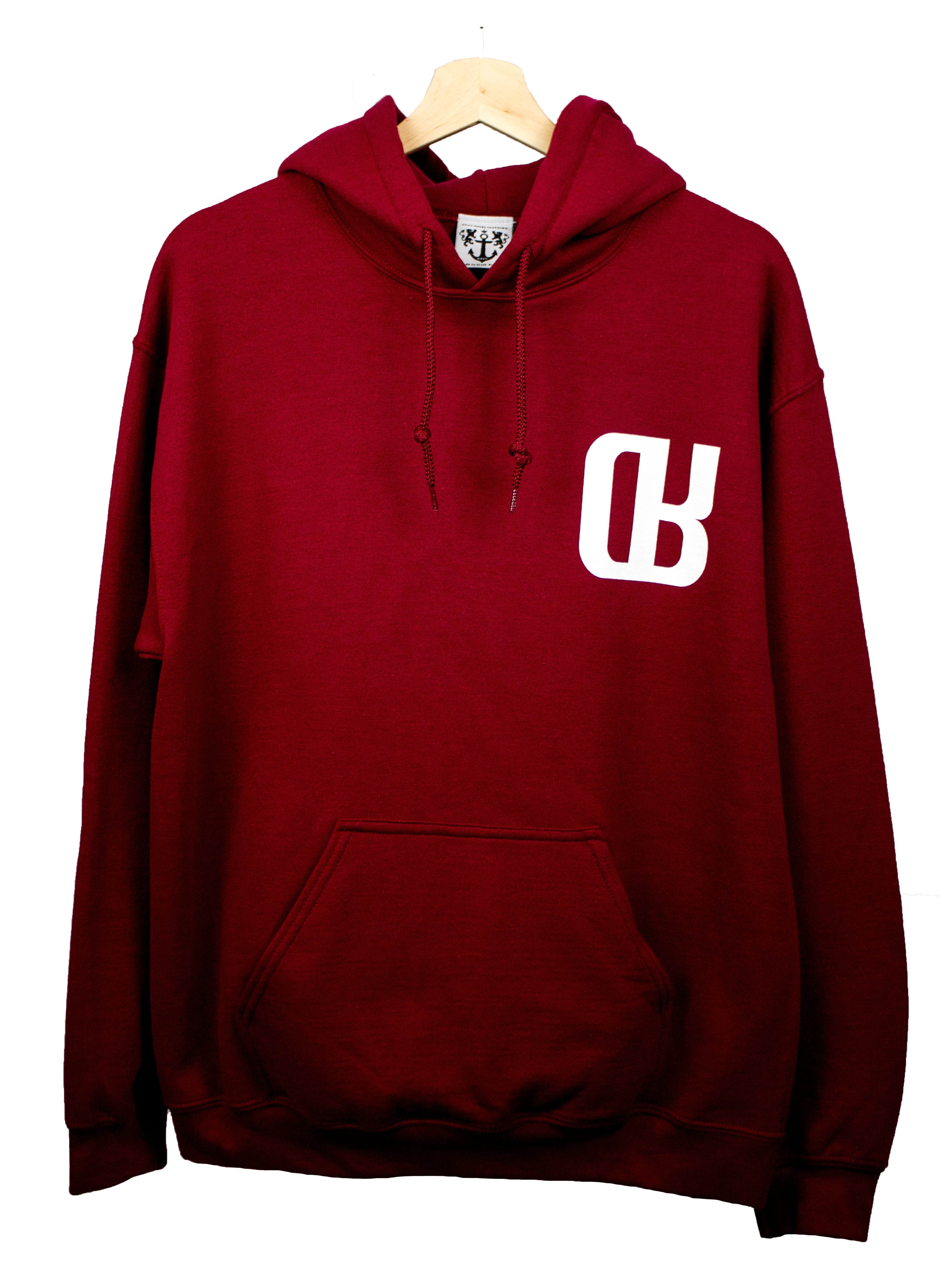 Dead Roses Clothing || Branded Hoodie // Burgundy – Saint Dante