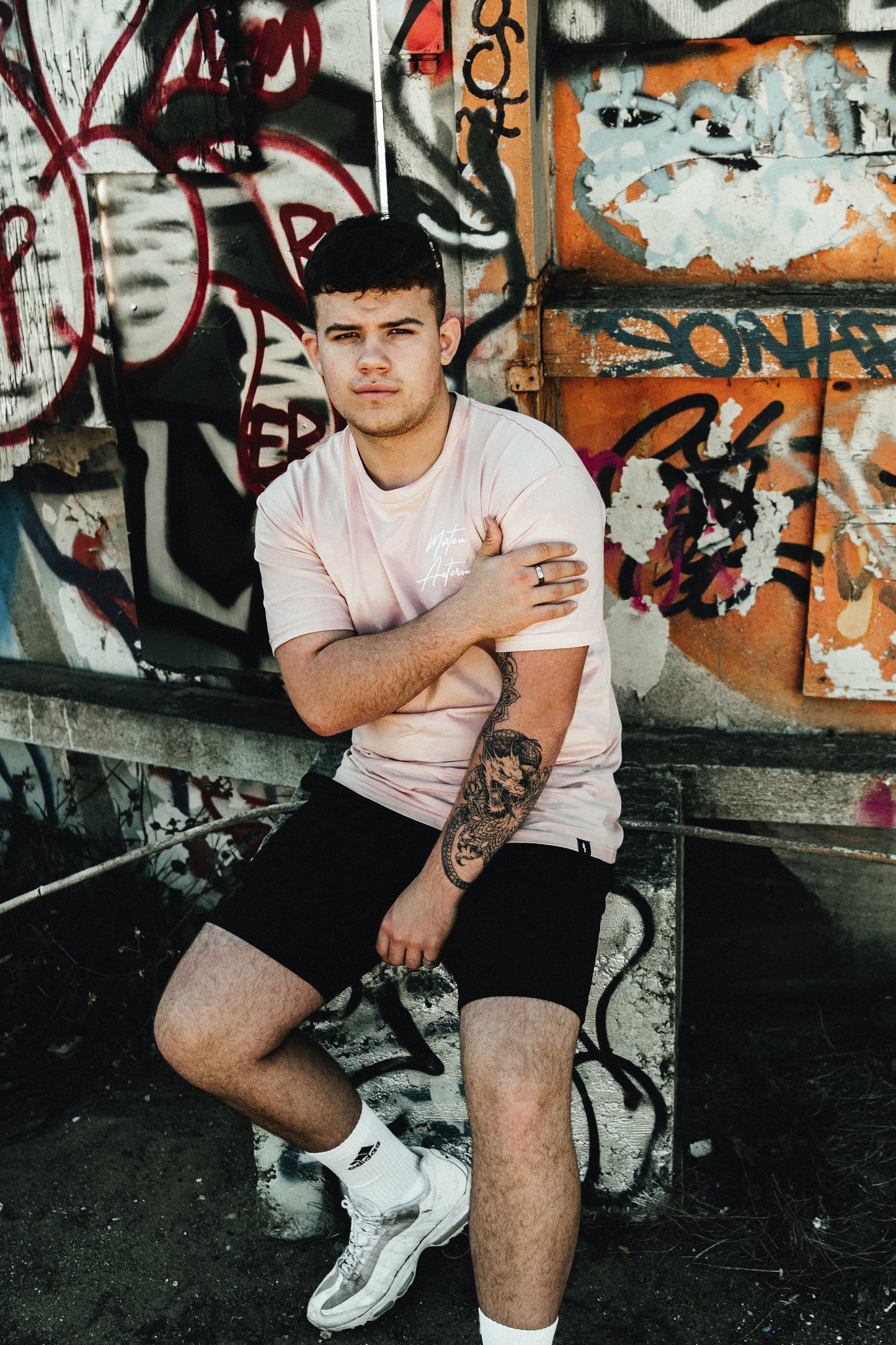 Pale Pink Scripture Tee