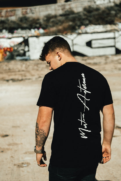 Black Scripture Tee