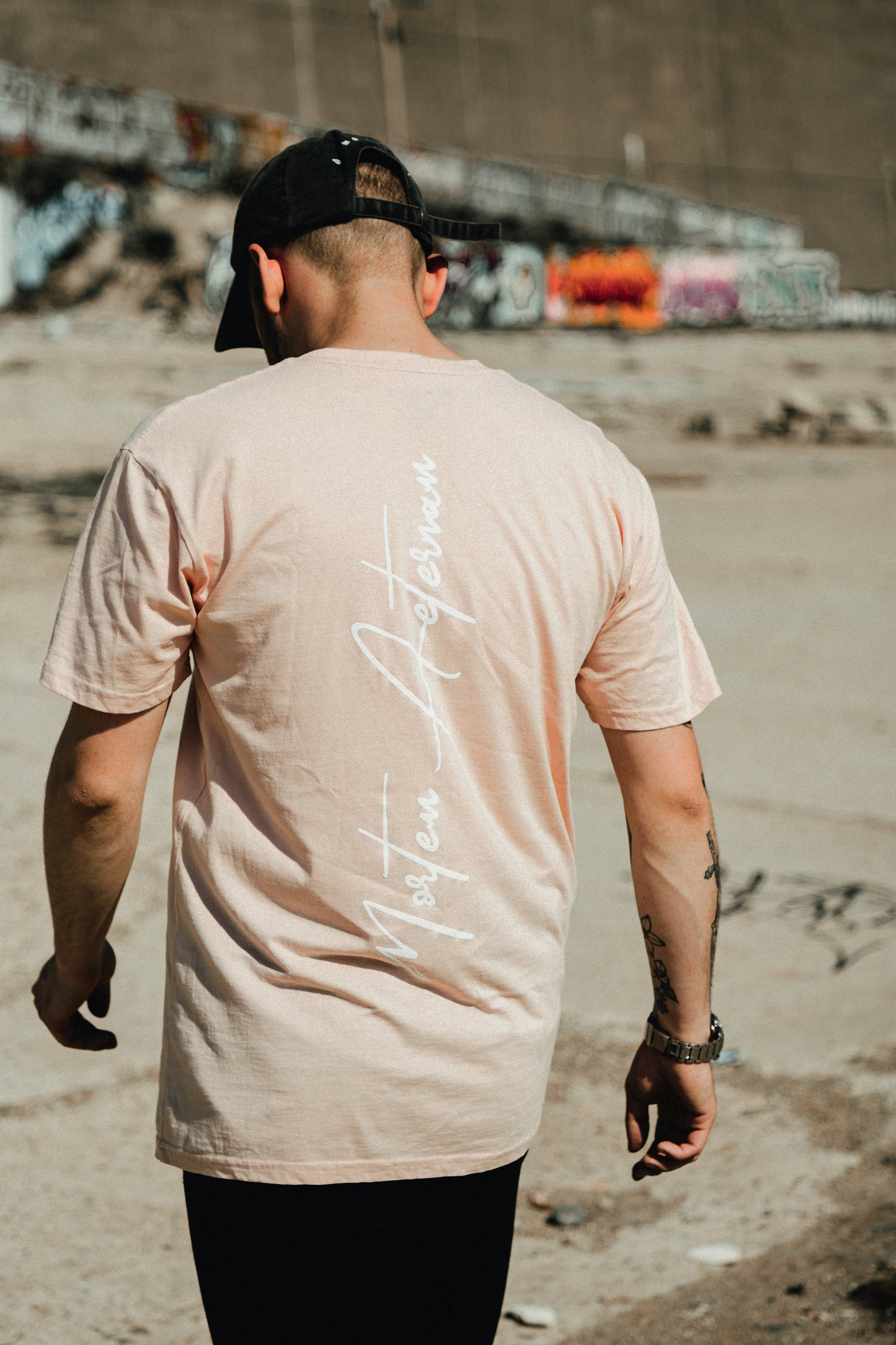 Pale Pink Scripture Tee