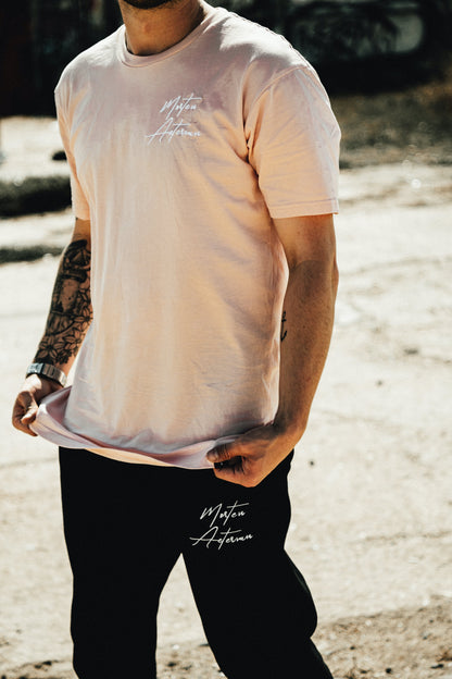 Pale Pink Scripture Tee