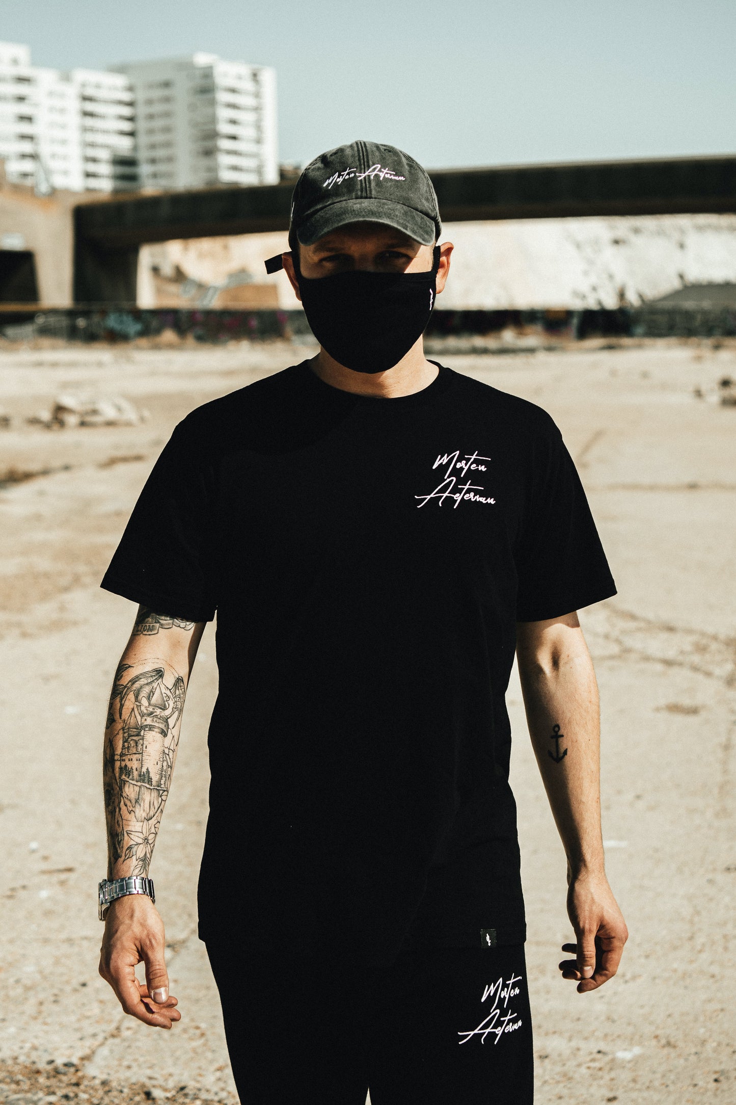 Black Scripture Tee