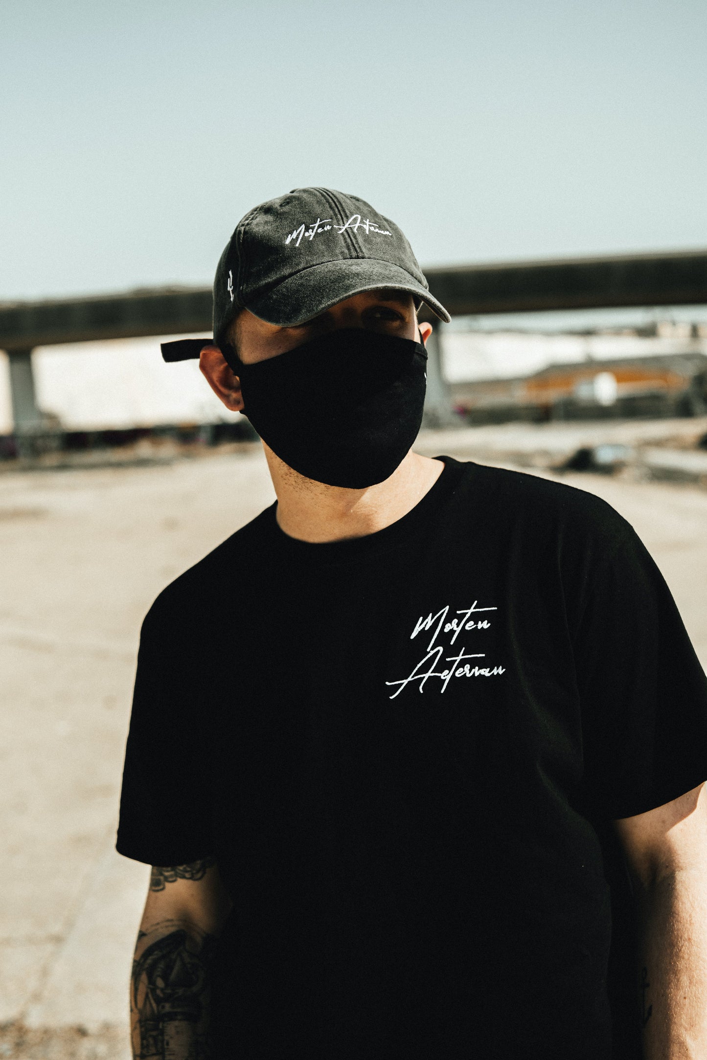 Black Scripture Tee
