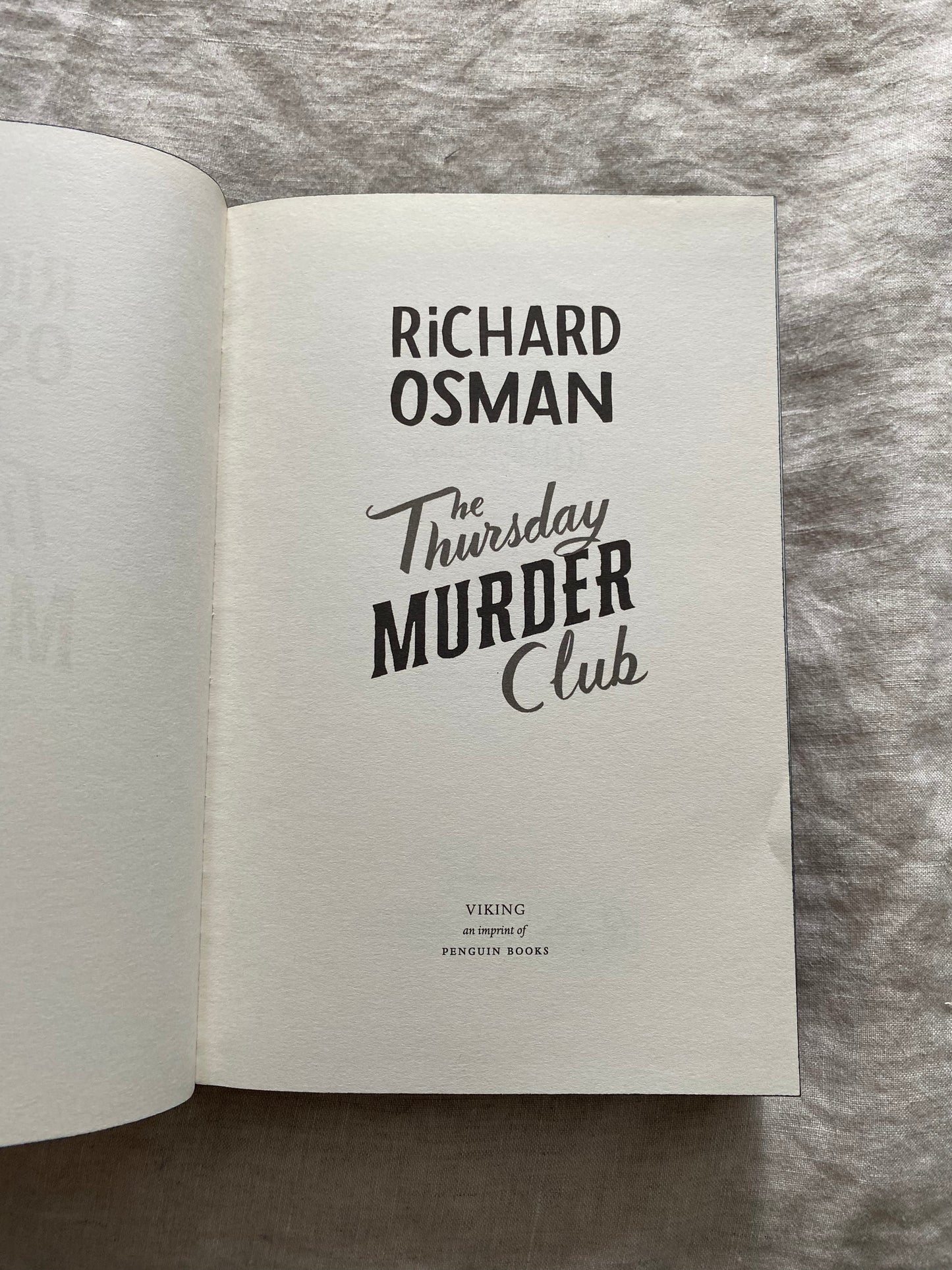 The Thursday Murder Club (Thursday Murder Club Series #1)