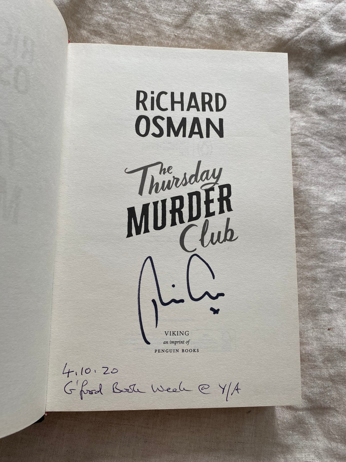 The Thursday Murder Club (Thursday Murder Club Series #1)