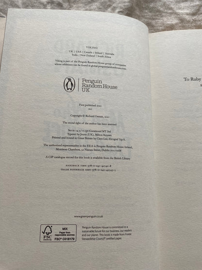 The Man Who Died Twice (Thursday Murder Club Series #2)