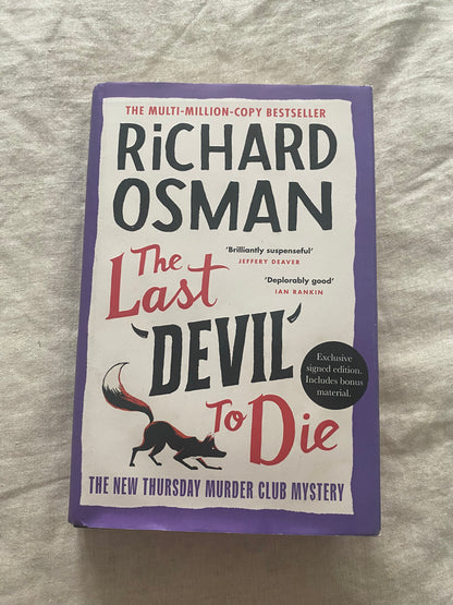 The Last Devil to Die (Thursday Murder Club Series #4)