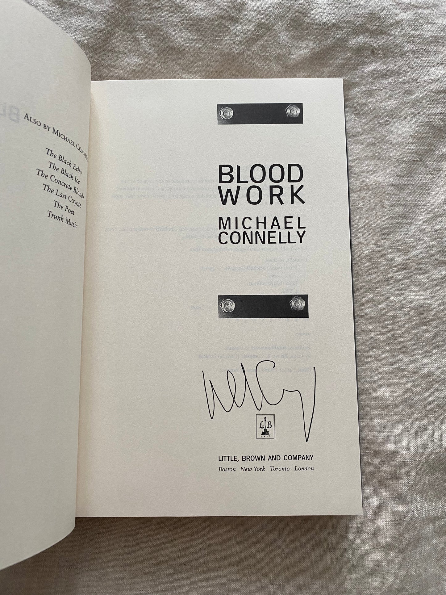 Blood Work (Terry McCaleb Series #1)