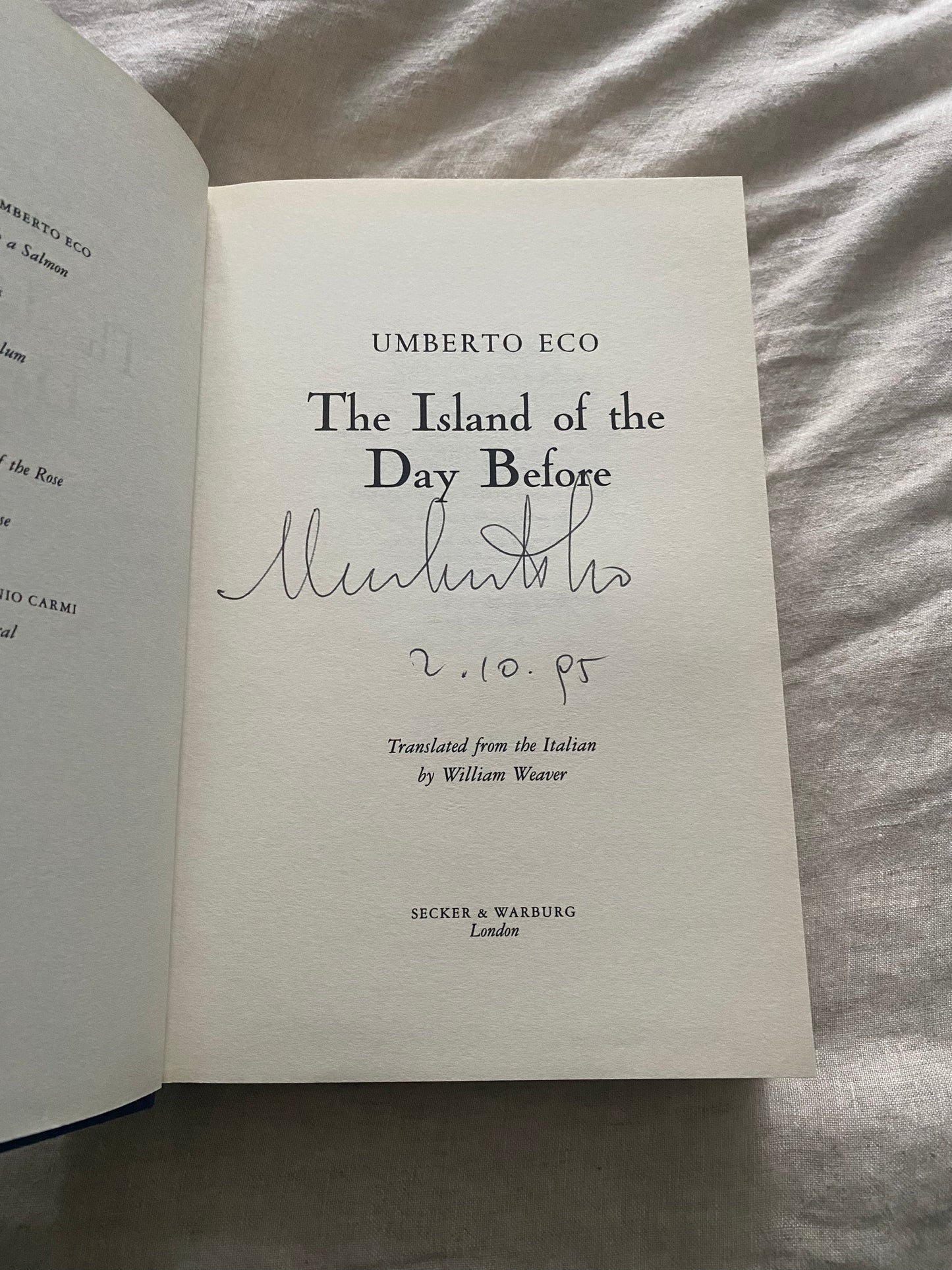 The Island of the Day Before