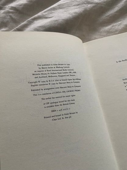 The Island of the Day Before