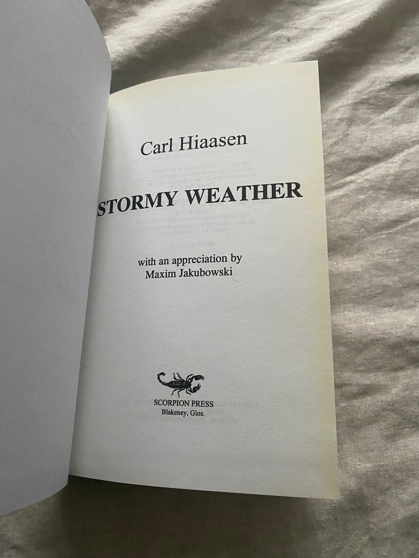 Stormy Weather [Scorpion Press No. 6/85]