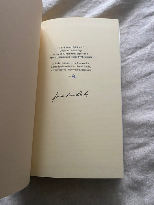 Pegasus Descending (Dave Robicheaux Series #15) [Scorpion Press No. 66/80]