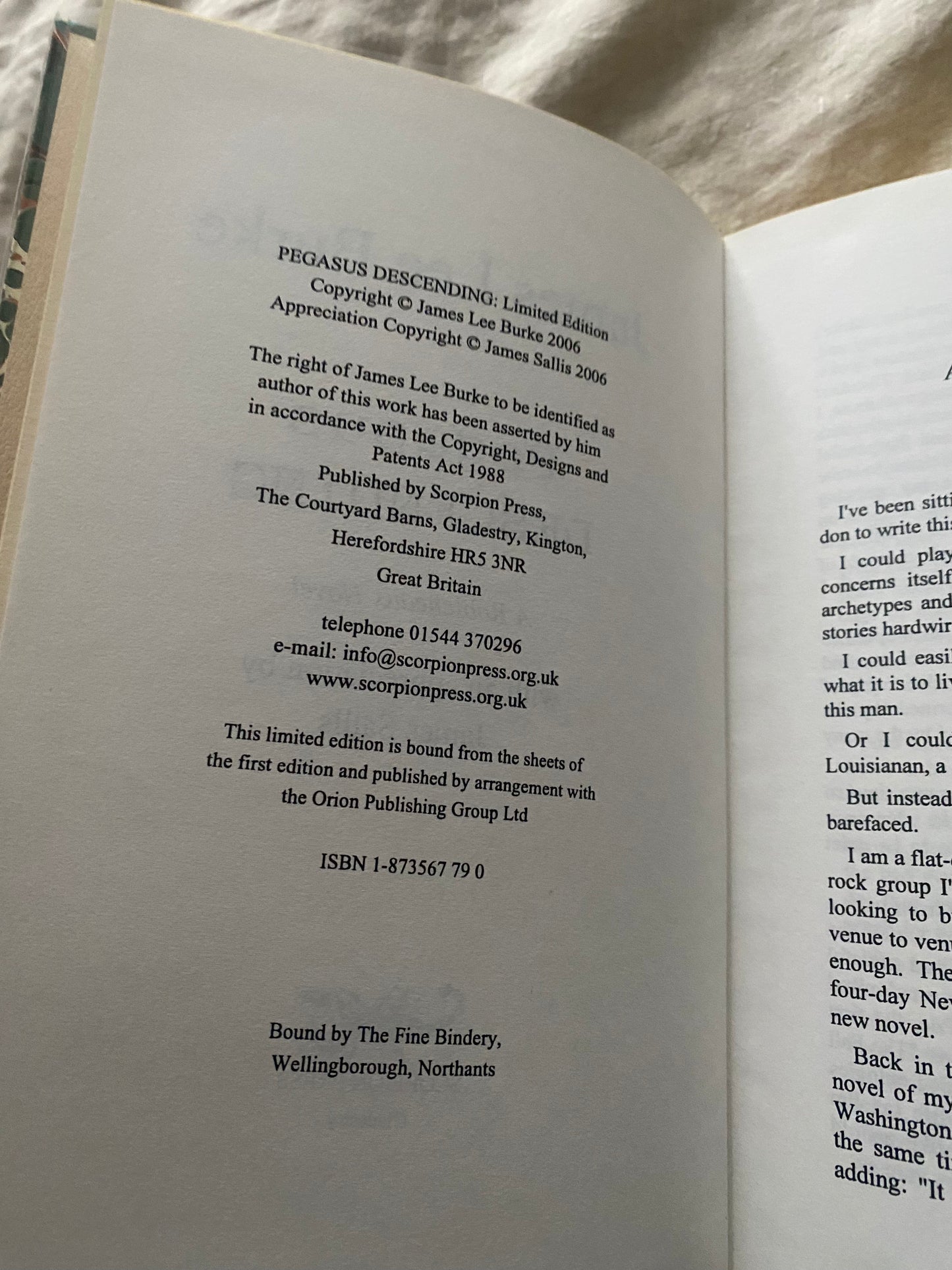 Pegasus Descending (Dave Robicheaux Series #15) [Scorpion Press No. 66/80]