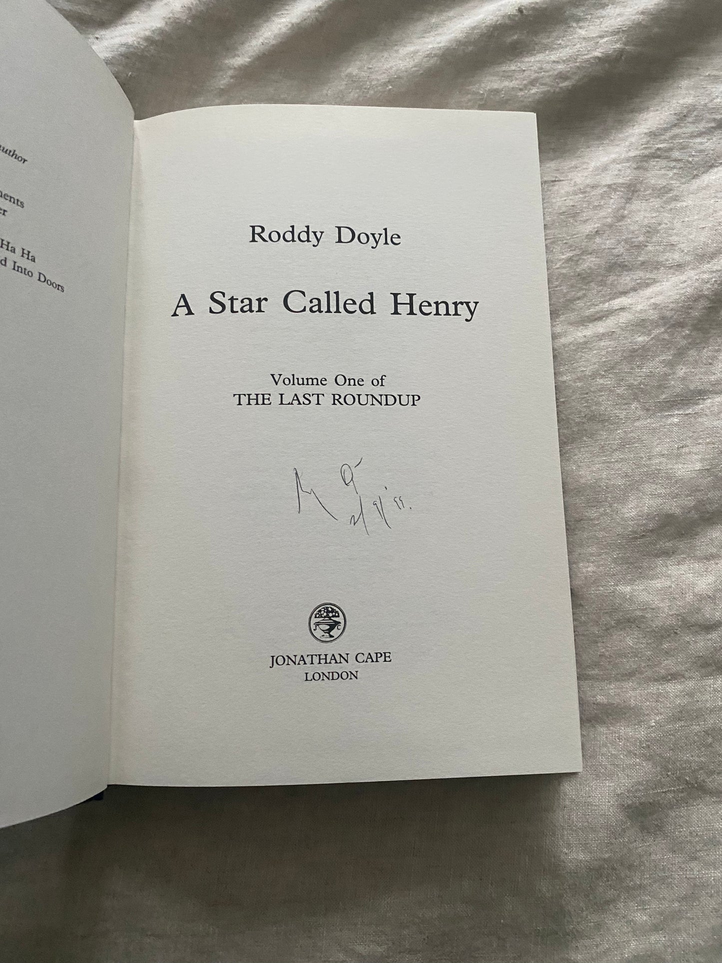 A Star Called Henry (The Last Roundup Series #1)