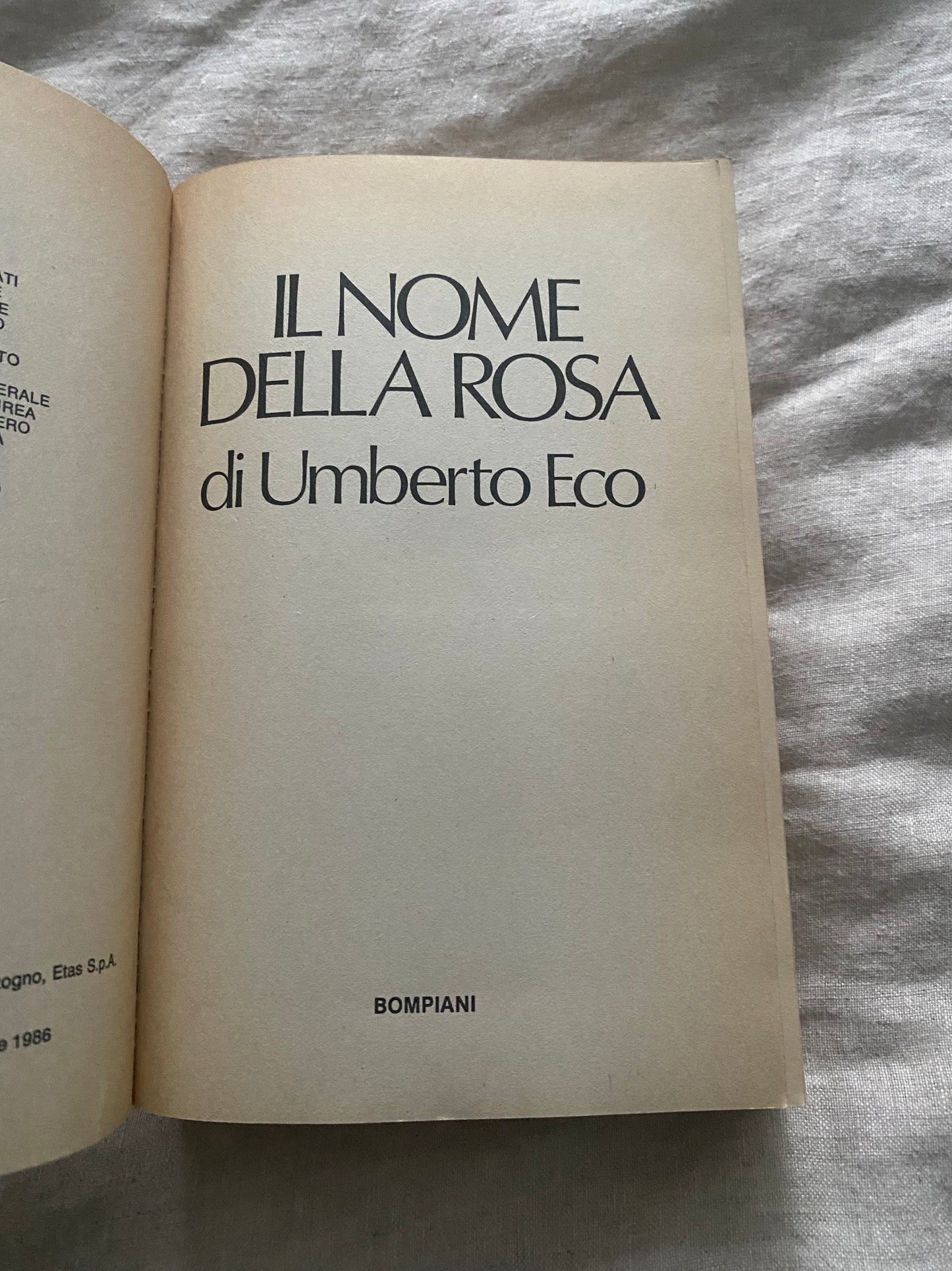 Il Nome della Rosa (I Grandi Tascabili Bompiani #33)