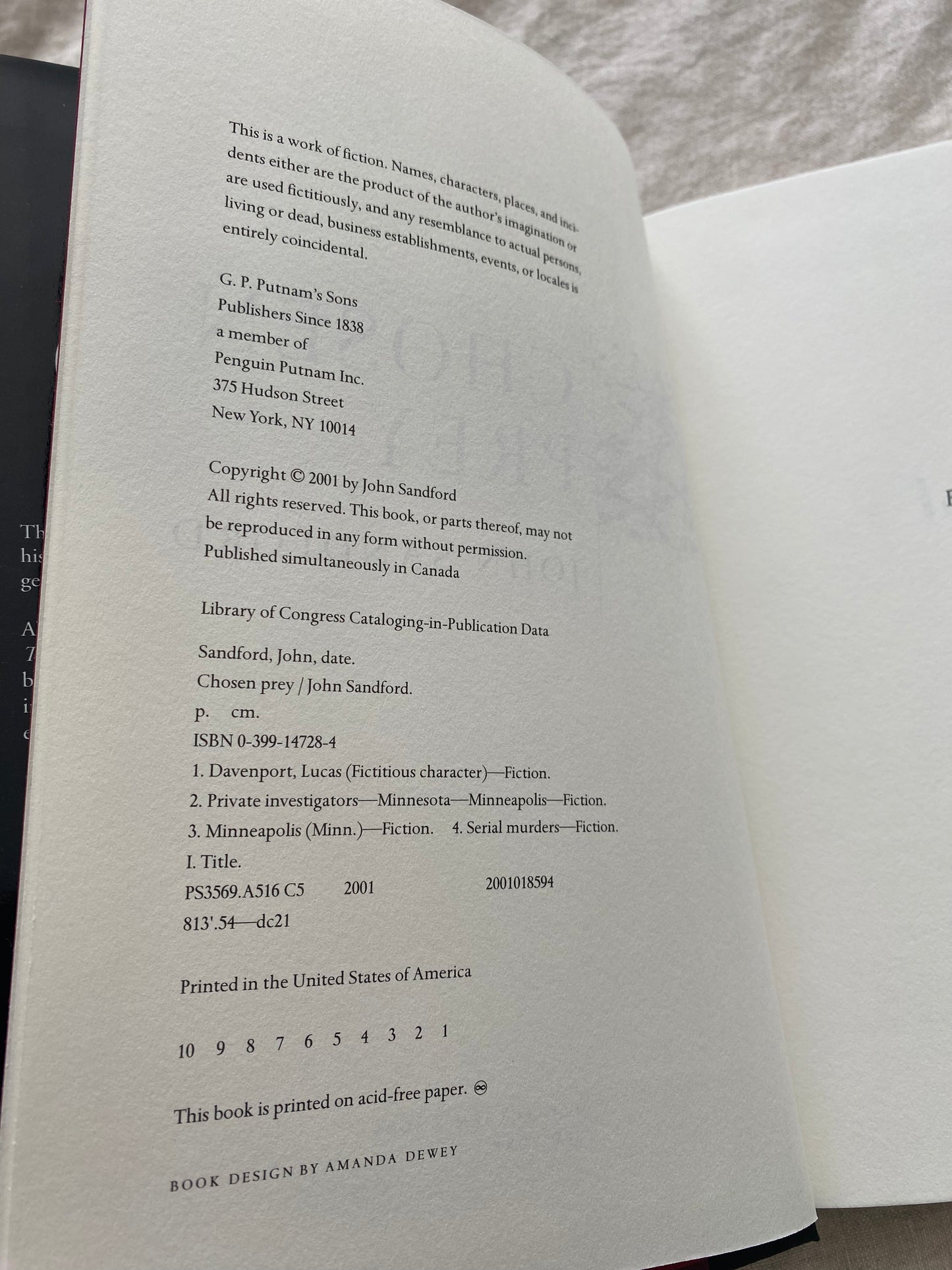 Chosen Prey (Lucas Davenport Series #12)