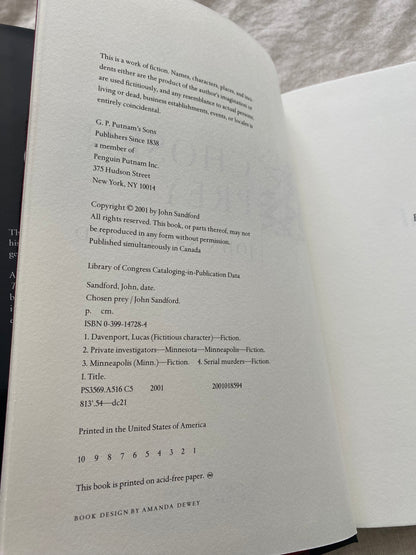 Chosen Prey (Lucas Davenport Series #12)