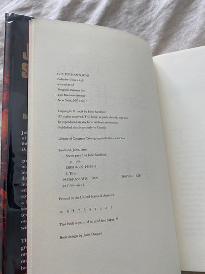 Secret Prey (Lucas Davenport Series #9)