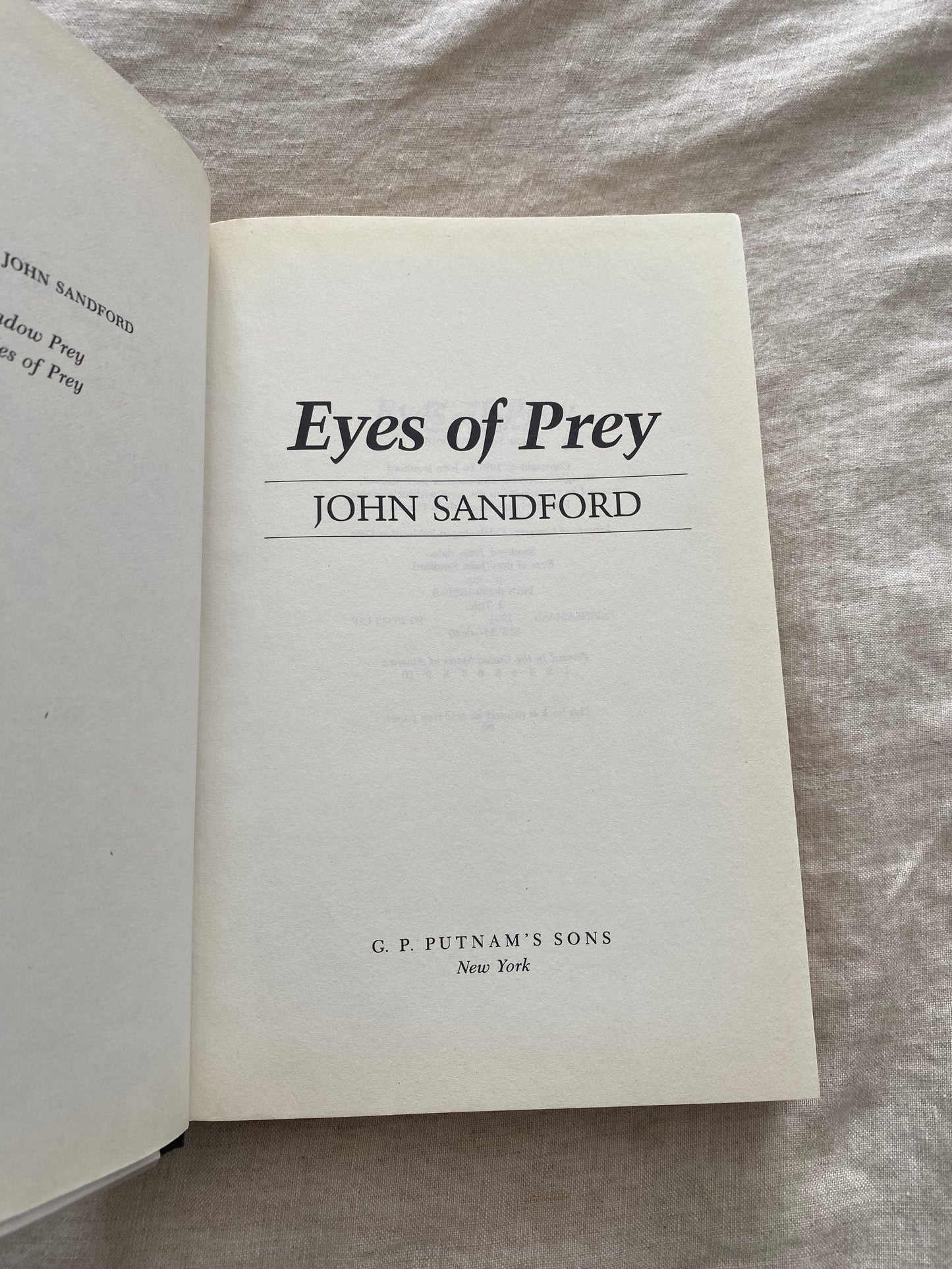 Eyes of Prey (Lucas Davenport Series #3)