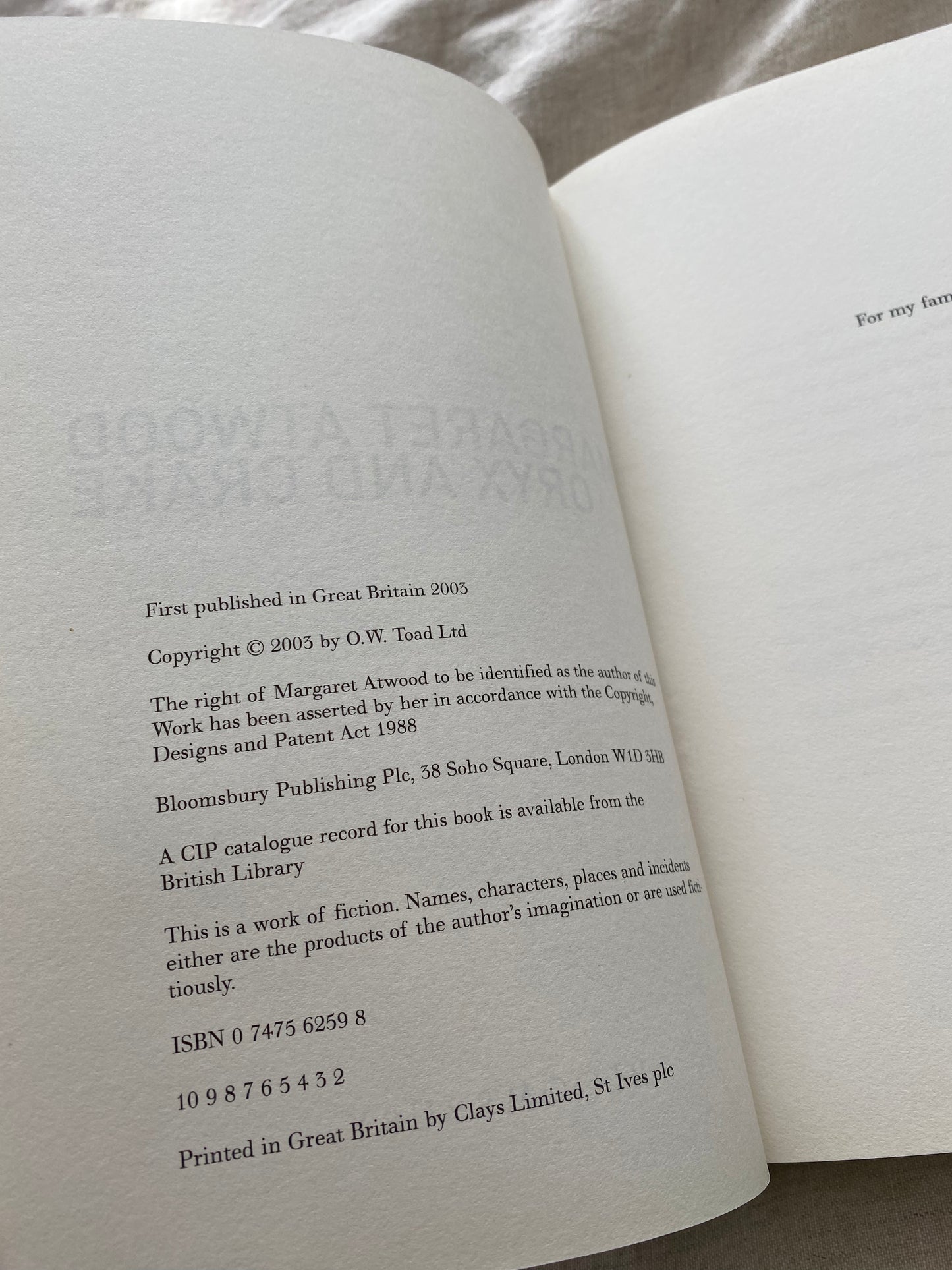 Oryx and Crake (MaddAddam Trilogy #1)