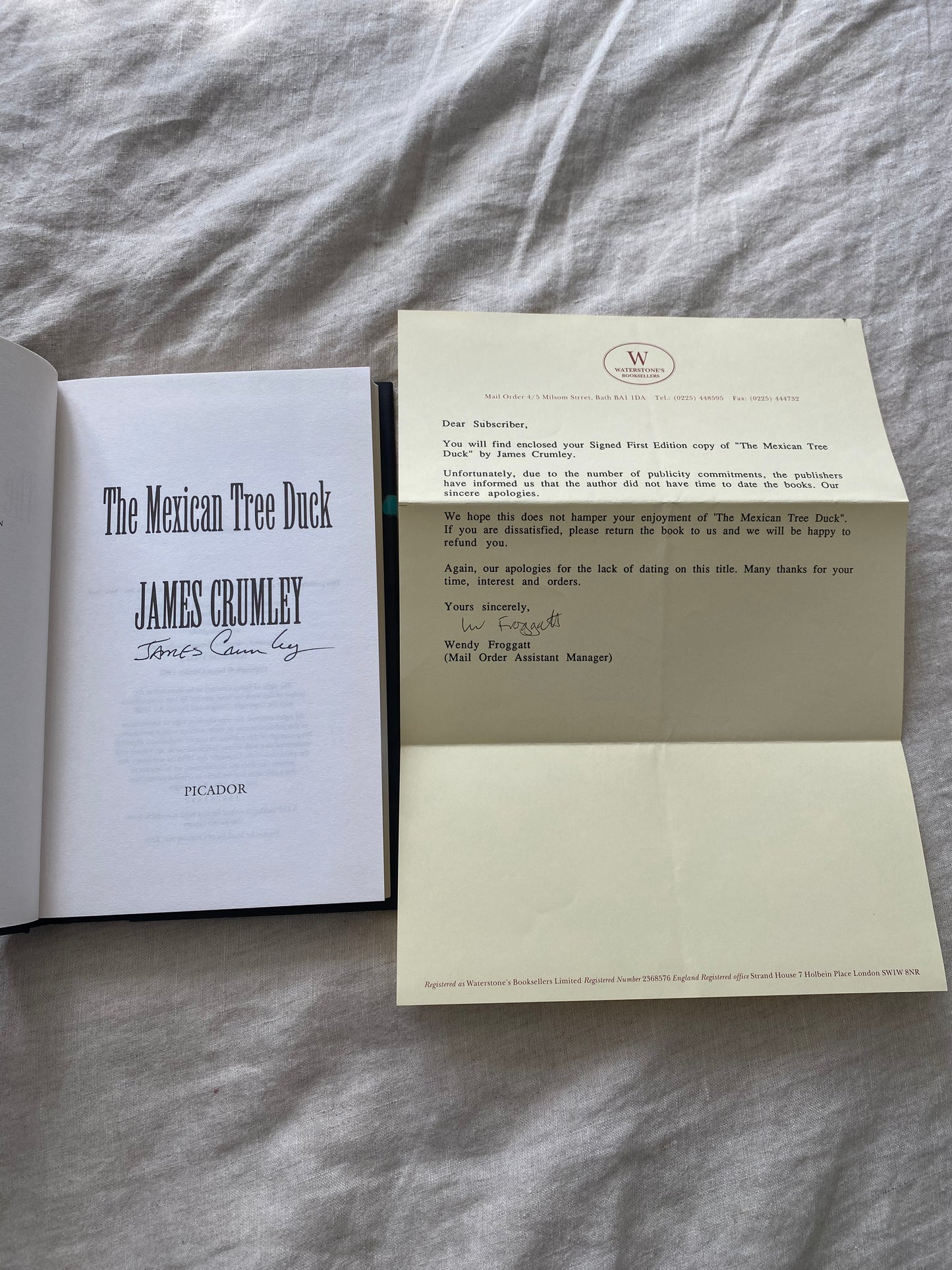 The Mexican Tree Duck (C.W. Sughrue Series #2)