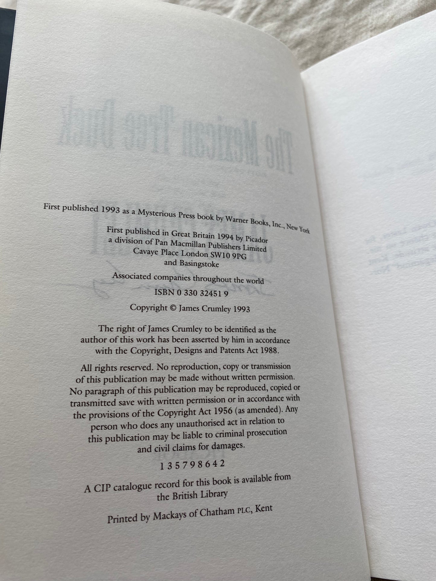 The Mexican Tree Duck (C.W. Sughrue Series #2)