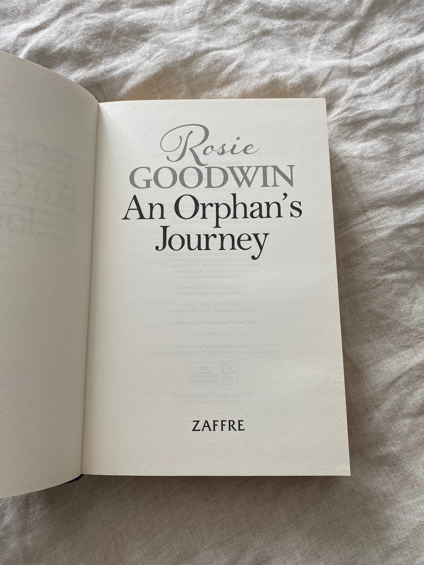 An Orphan's Journey (Precious Stones Series #2)