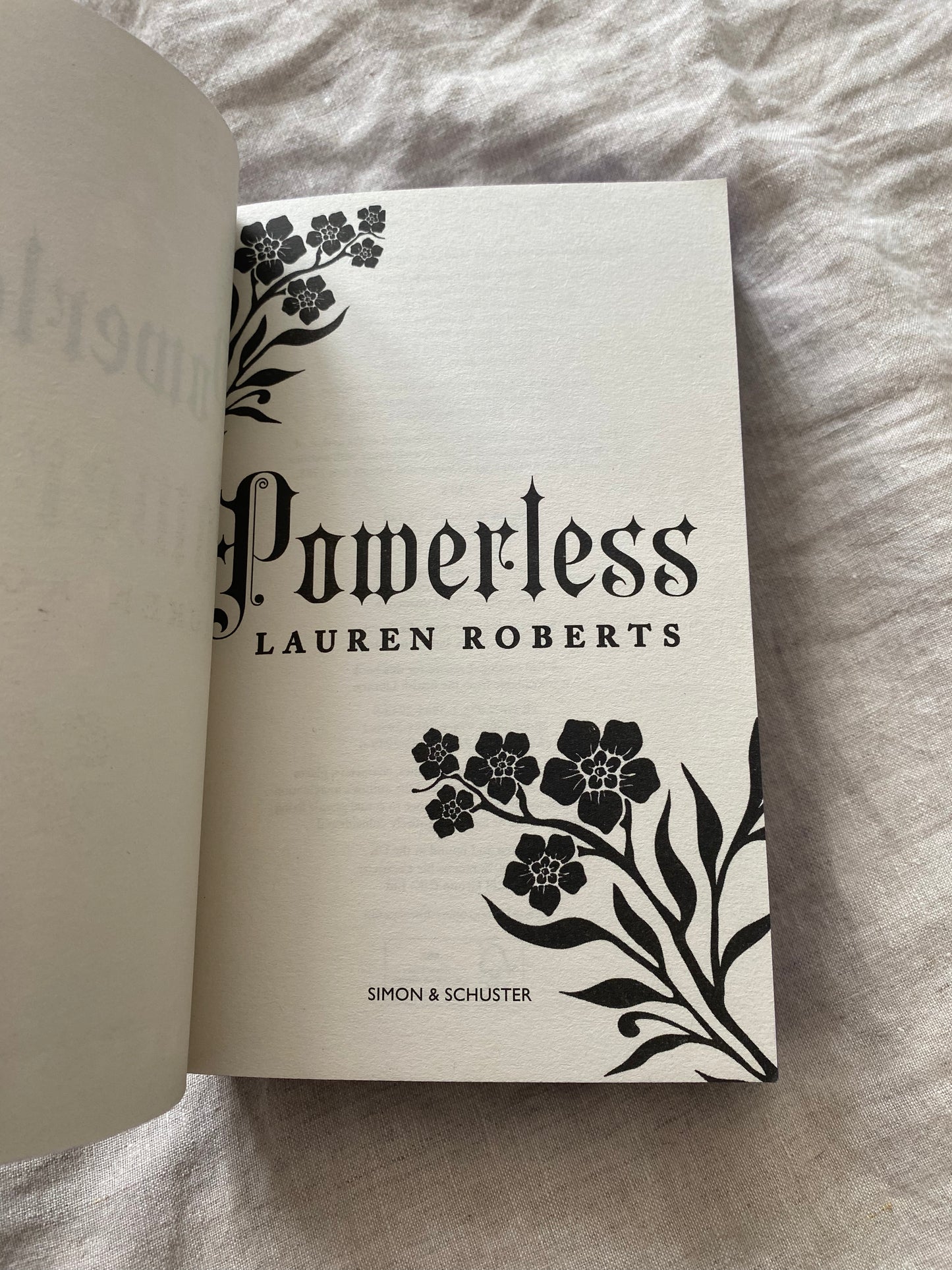 Powerless (The Powerless Trilogy #1)
