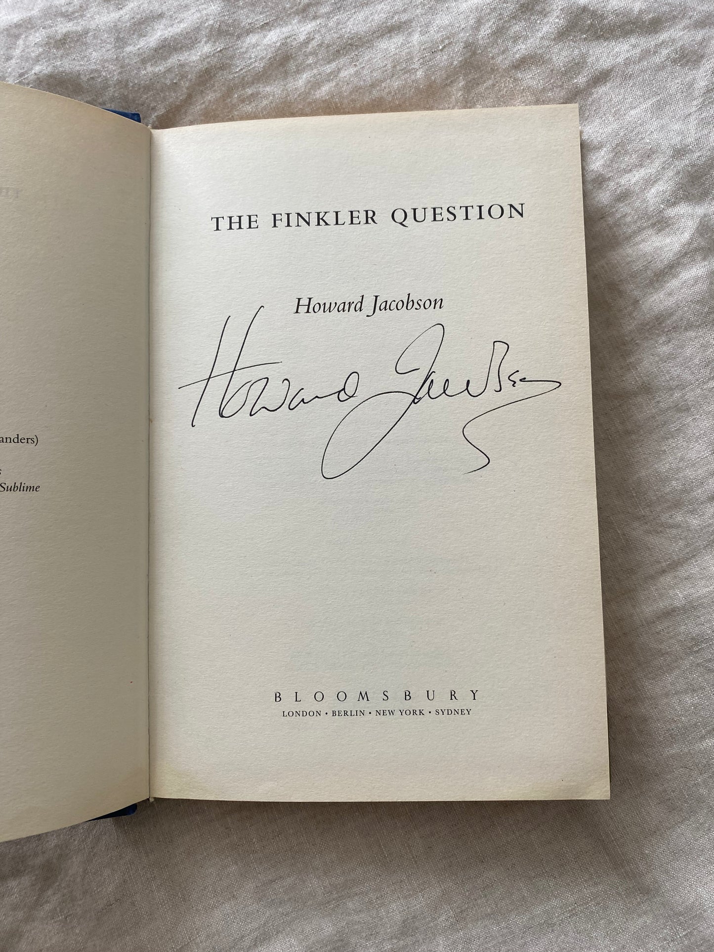 The Finkler Question