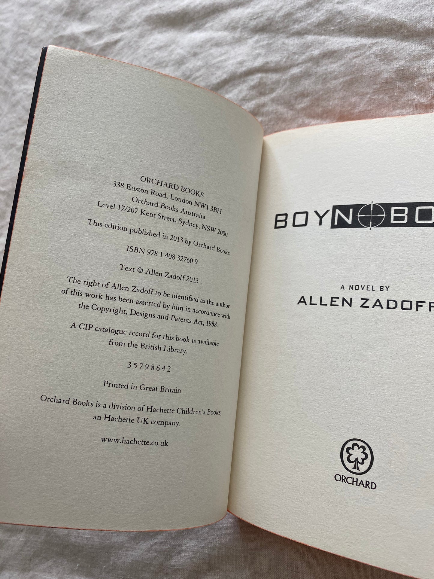 Boy Nobody (The Unknown Assassin Series #1)