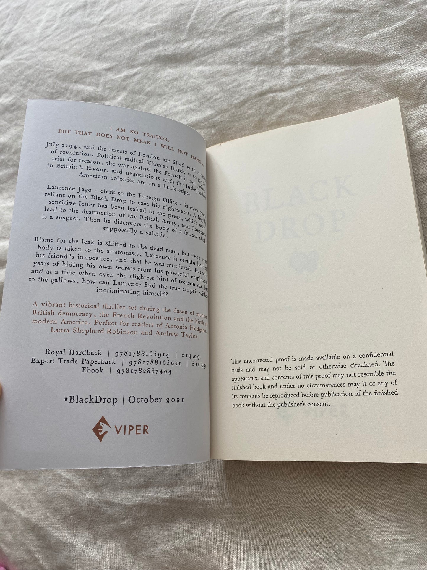 Black Drop (Laetitia Rodd Mysteries #1)