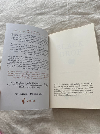 Black Drop (Laetitia Rodd Mysteries #1)