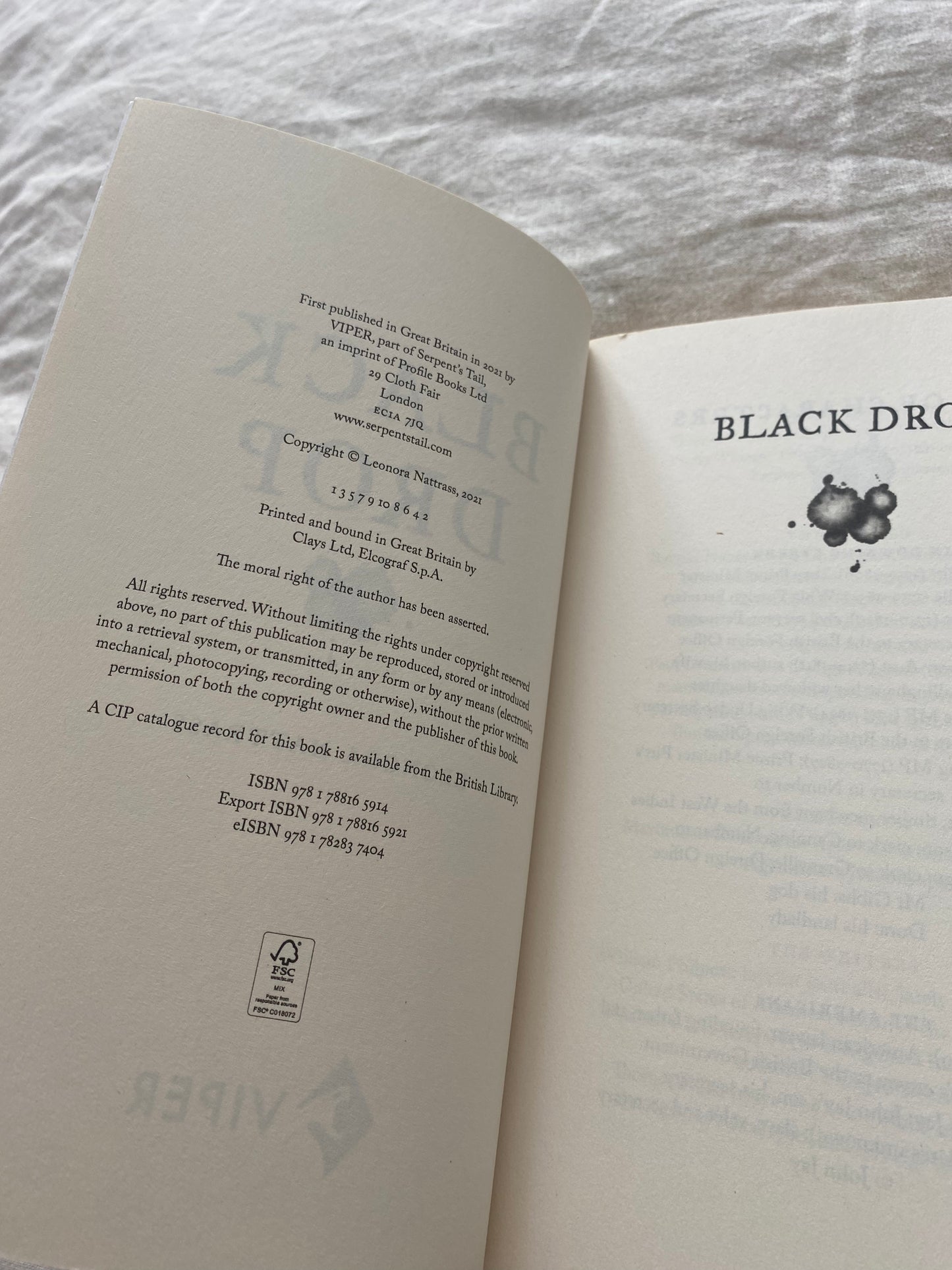 Black Drop (Laetitia Rodd Mysteries #1)