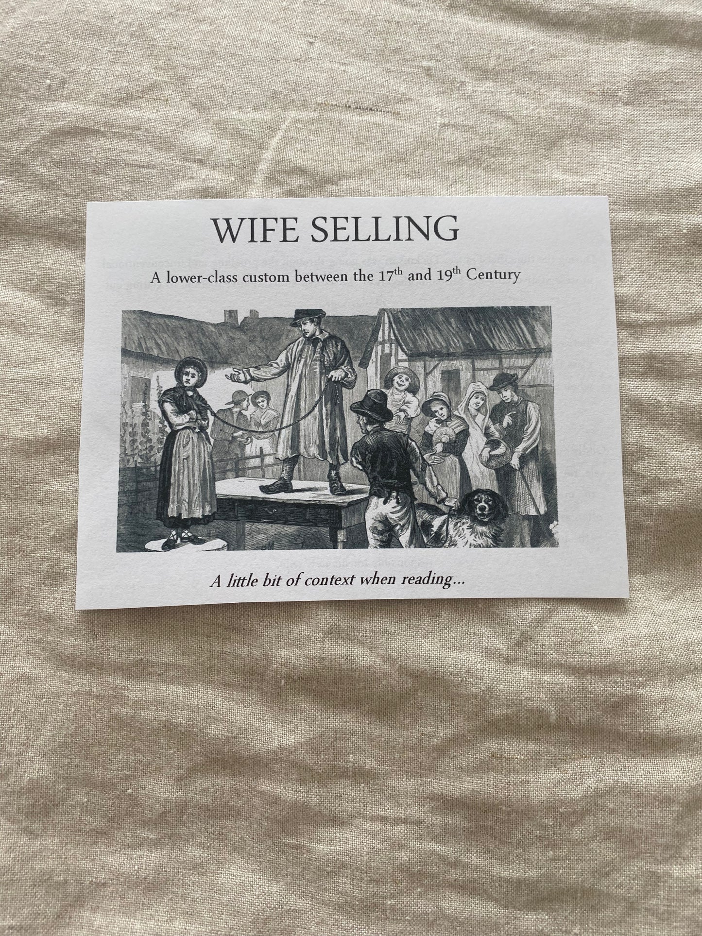 An Idle Woman