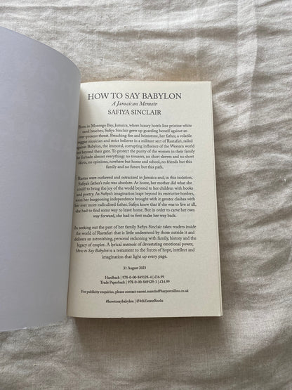 How to Say Babylon: A Jamaican Memoir