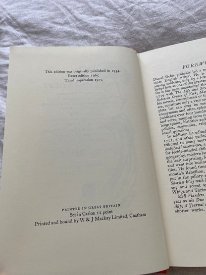 The Fortunes & Misfortune of the Famous Moll Flanders (The Folio Society)