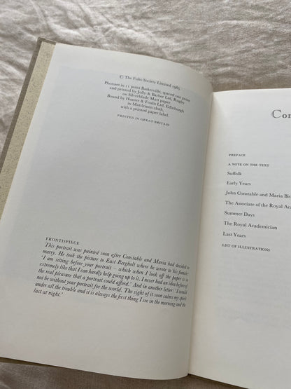 England's Constable: The Life and Letters of John Constable (The Folio Society)