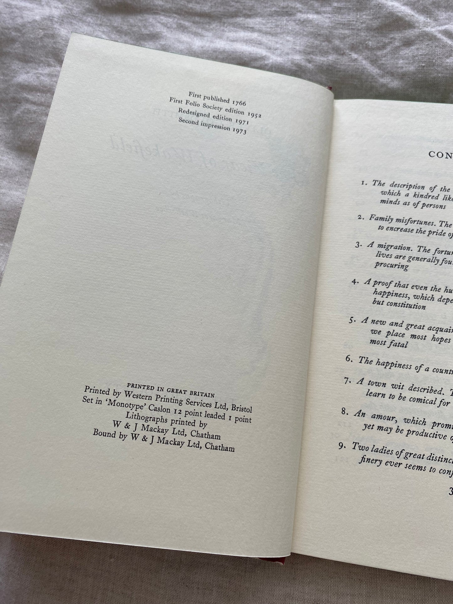The Vicar of Wakefield (The Folio Society)