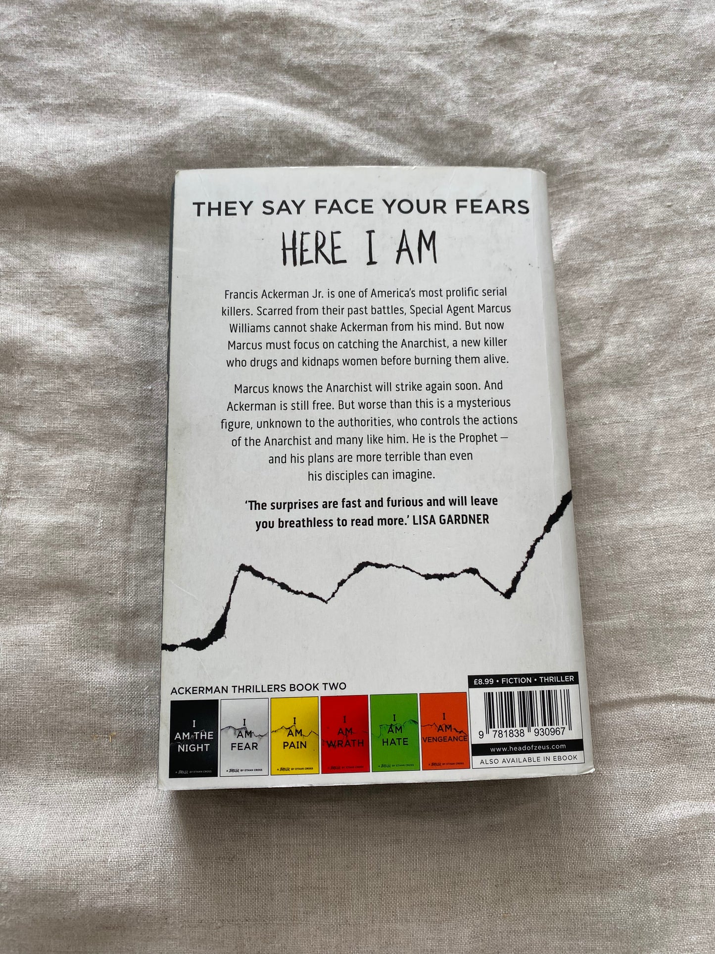 I Am Fear (The Ackerman Thrillers #2)