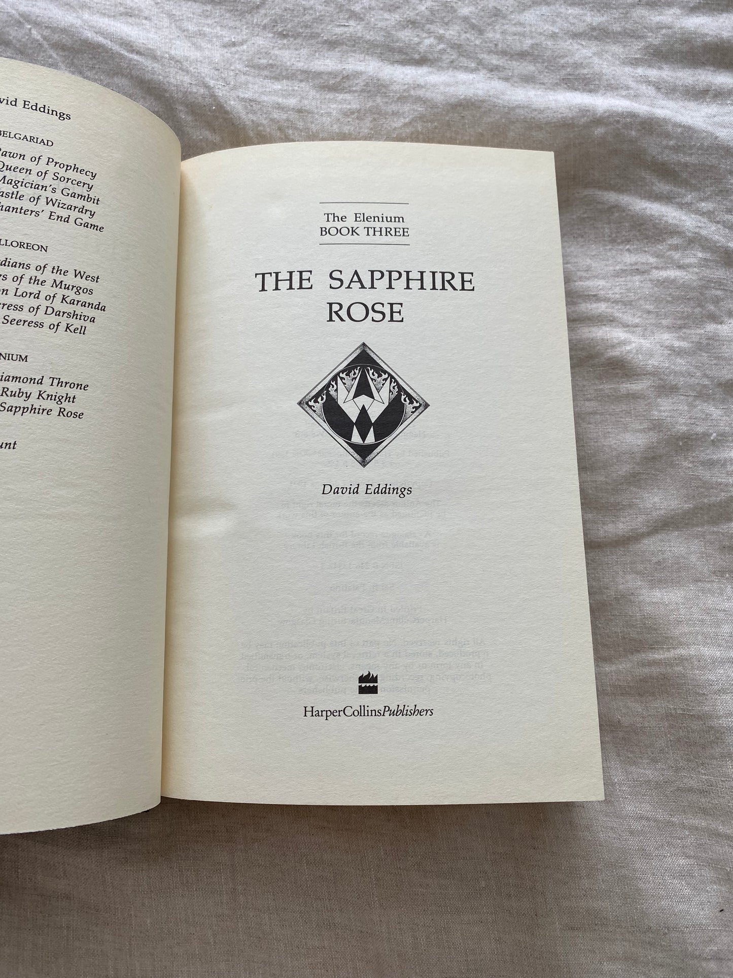 The Sapphire Rose (The Elenium Series #3)