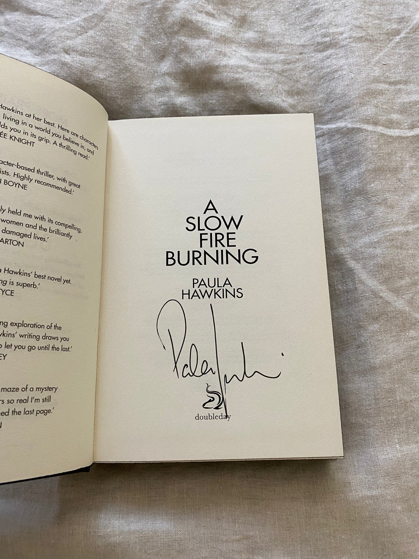 A Slow Fire Burning