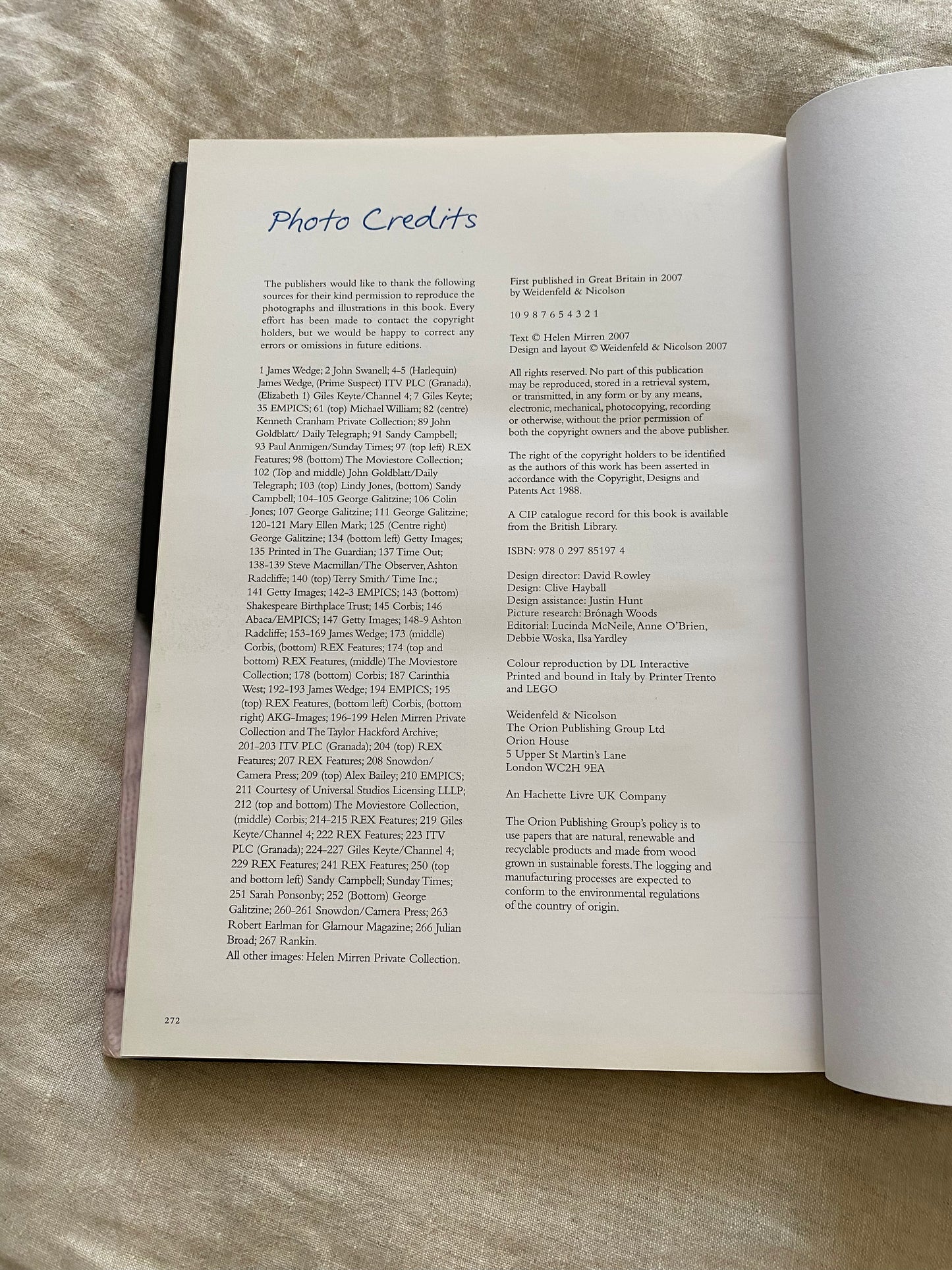 In the Frame: My Life in Words and Pictures