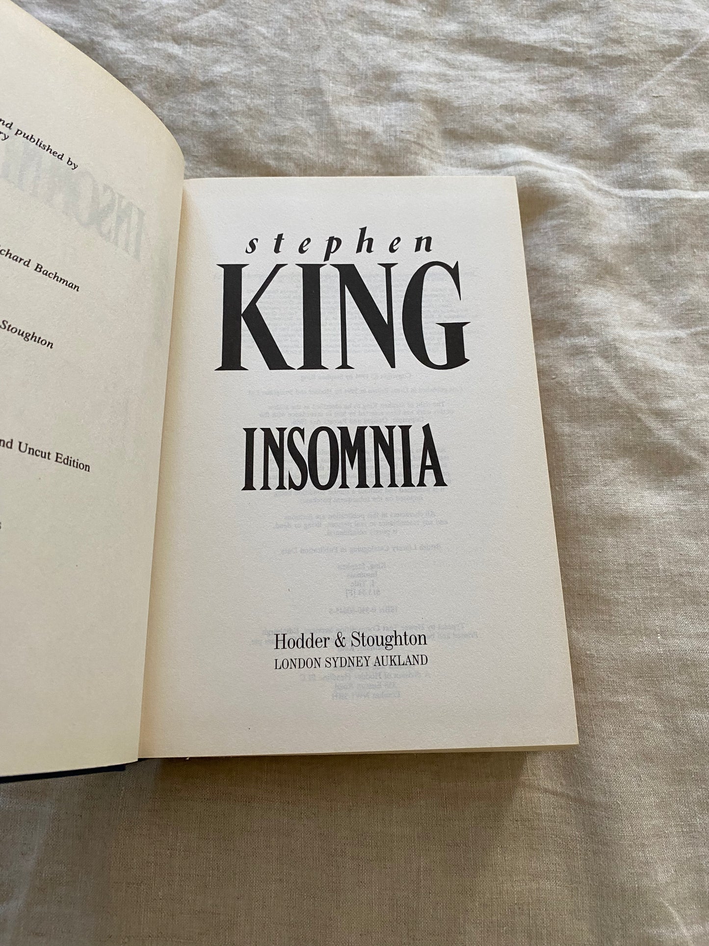 Insomnia