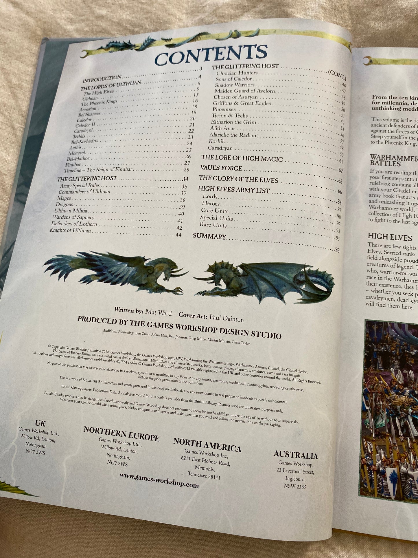 Warhammer Armies: High Elves (8th Edition)