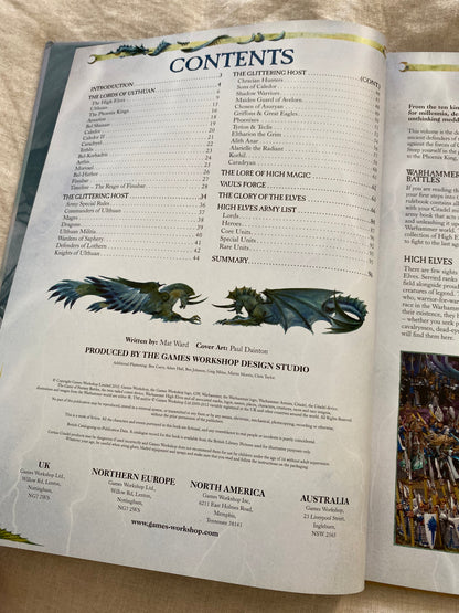 Warhammer Armies: High Elves (8th Edition)
