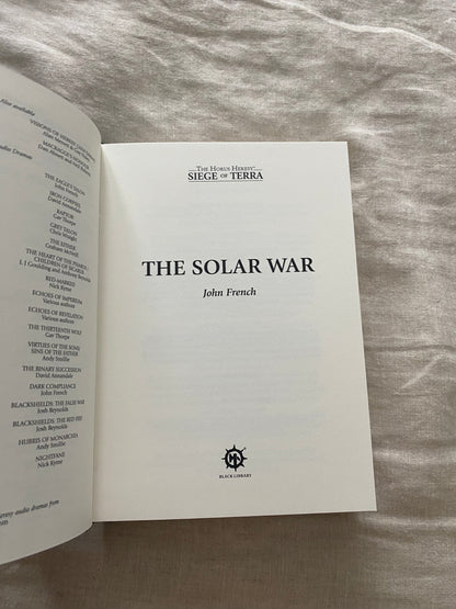 The Solar War (The Horus Heresy: Siege of Terra Series #1)