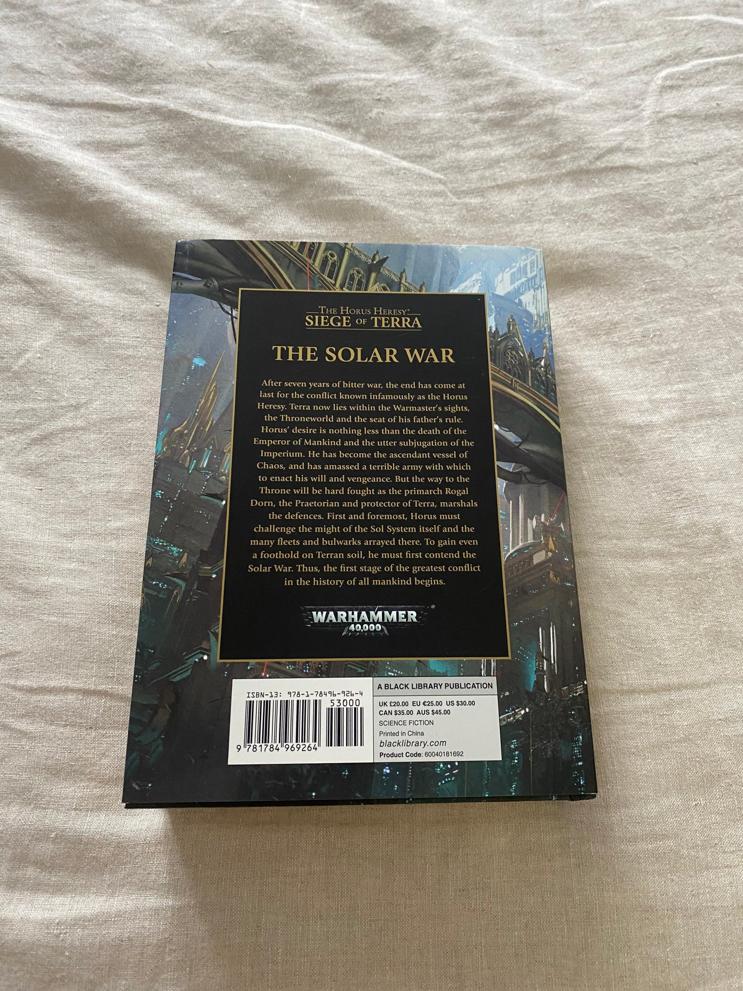 The Solar War (The Horus Heresy: Siege of Terra Series #1)