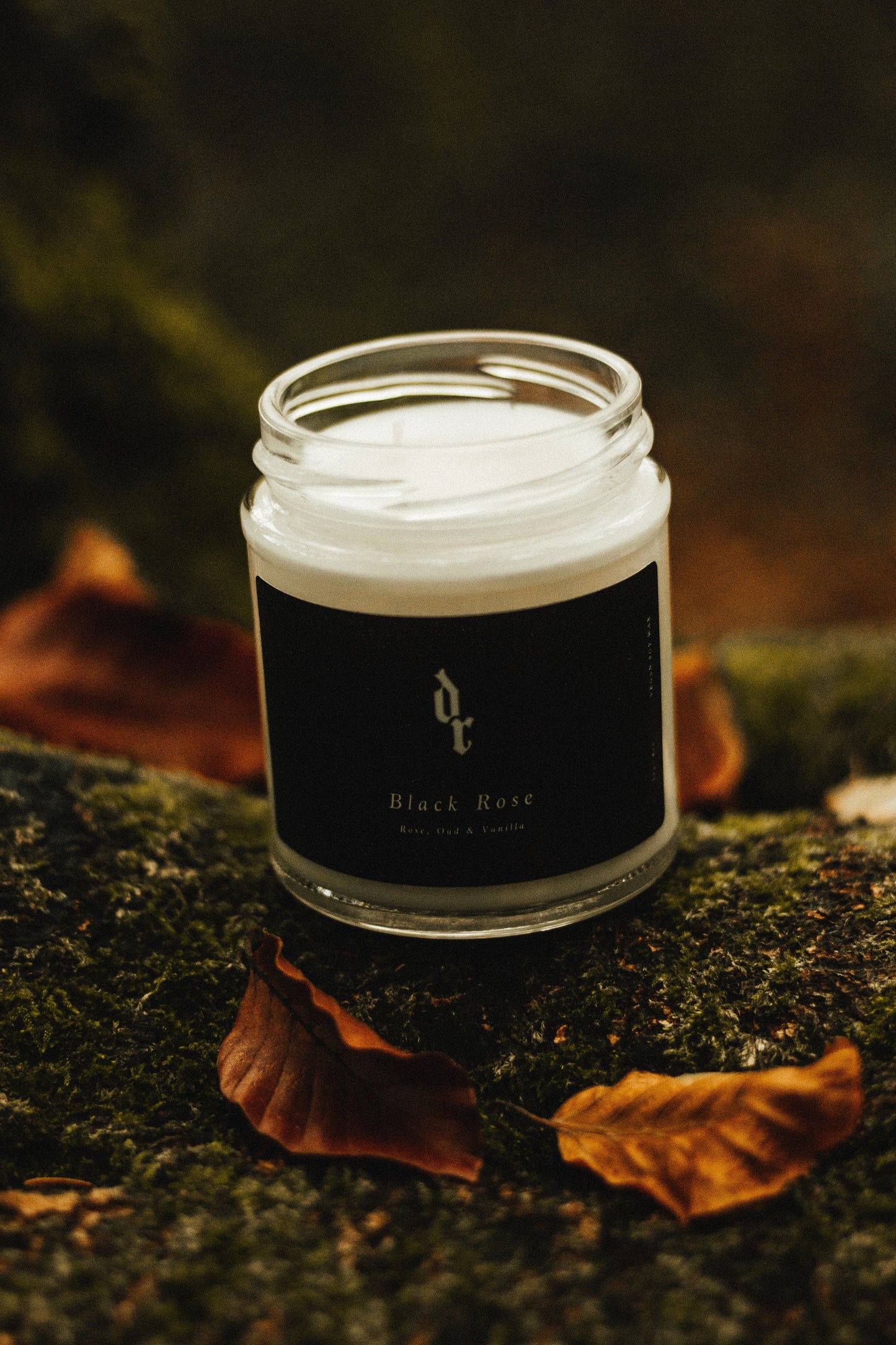 The Black Rose Candle
